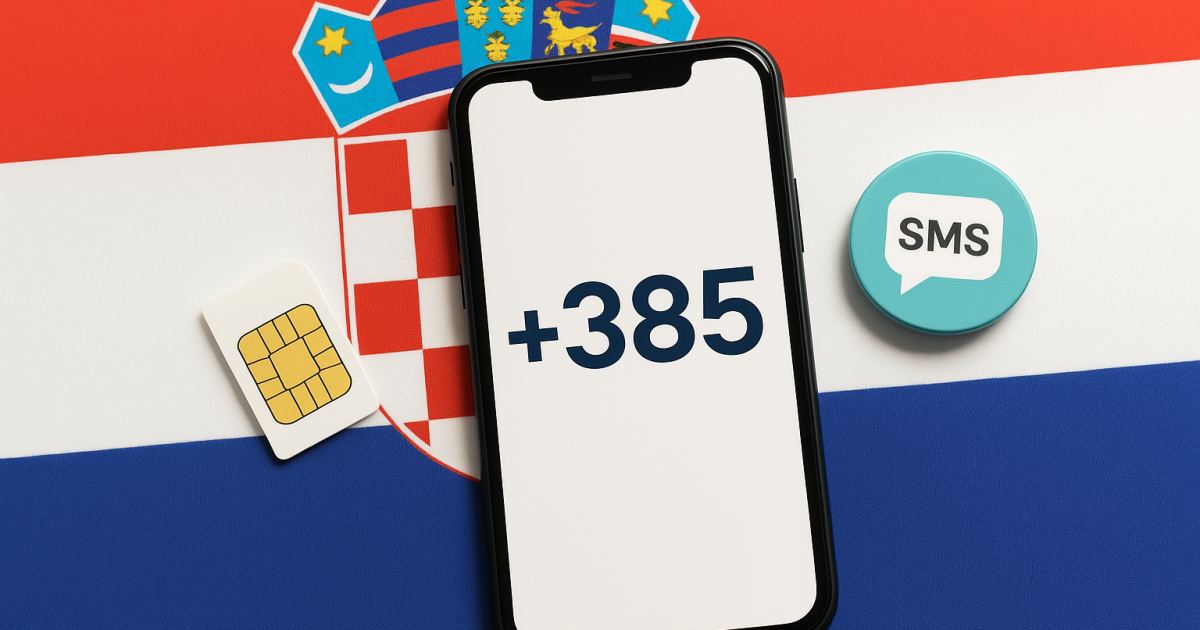 Free Croatia Numbers (+385): SMS Verification, Virtual Phone Numbers & Country Code Guide
